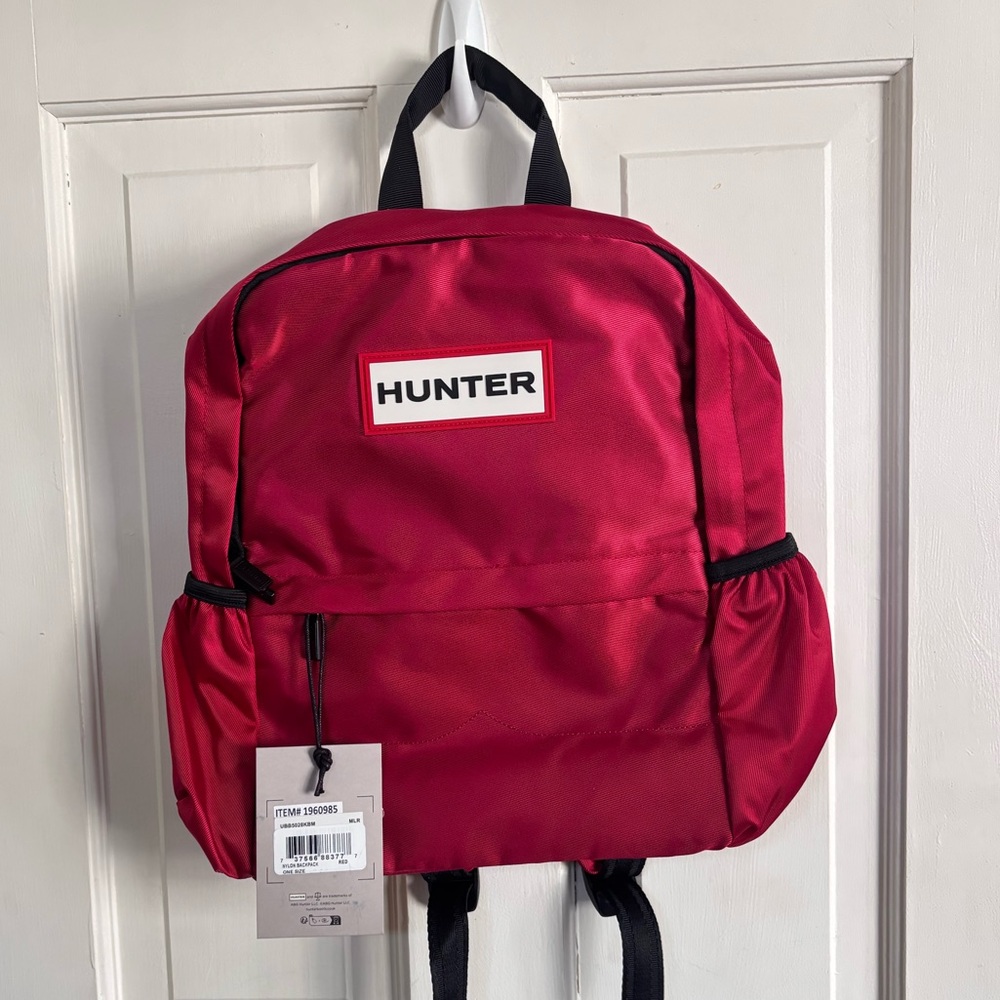Hunter Red Backpack - Brand New